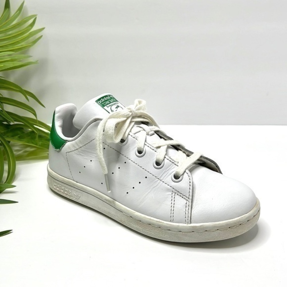 Adidas Kids Originals Stan Smith Primegreen Casual Sneakers Size 2